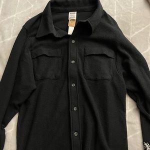 Victoria Secret Black Fleece Shacket